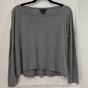 Club Monaco grey long sleeve shirt. Size XS